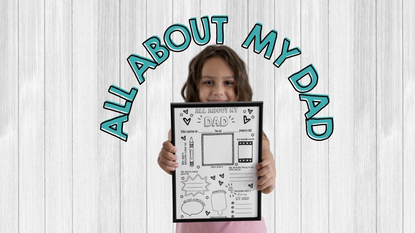 All About My Dad Free Printable THE HAPPY KOKO