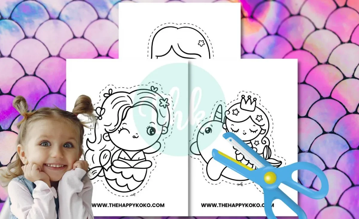 FREE MERMAID COLORING PAGES FOR KIDS